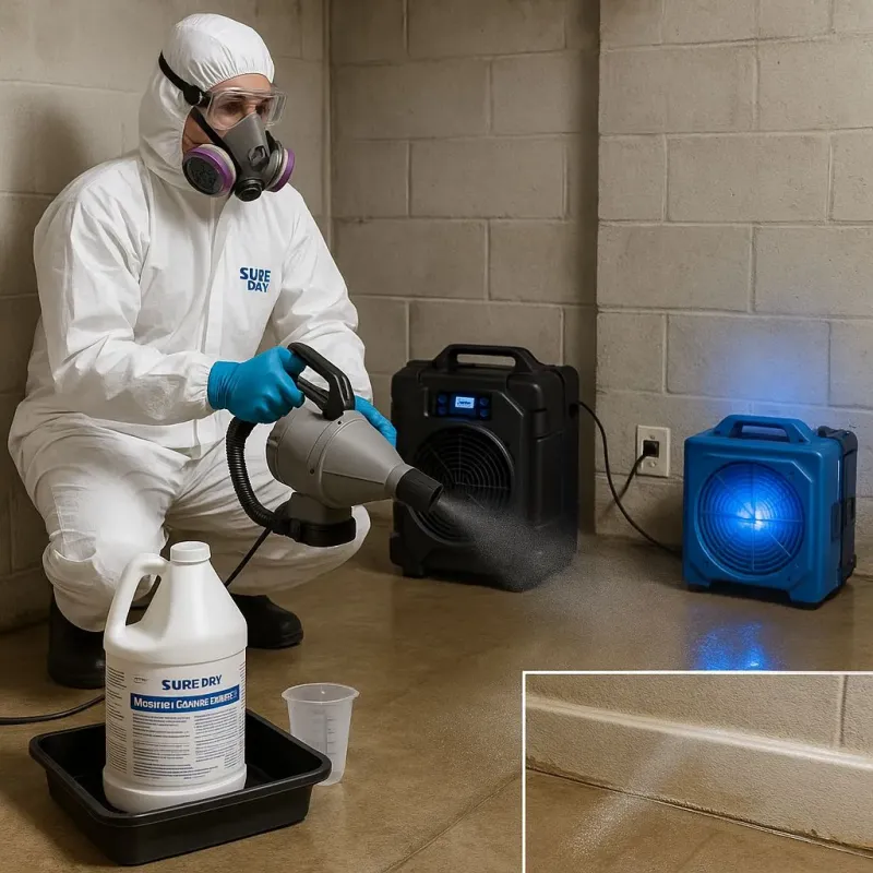 Sanitization and Odor Removal process in Kinnelon, NJ